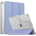 Pikkukuva 1 / 7: Kotelo iPad 9/8/7. sukupolvelle 2021/ 2020/2019, Pehmeä läpinäkyvä TPU-jäätynyt takakannen ohut iPad 10,2 tuuman kotelo telineellä, automaattinen herätys/lepotila (C)