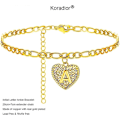 Miniatyrbild 4 av 5: Initial Anklets för Kvinnor Silver Anklet Guld Bokstav Anklet med Initialer Guld Anklets för Kvinnor Initial Anklet Silver Anklets för Kvinnor Initia