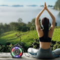 Miniatyrbild 5 av 5: Färgglad ljus Bluetooth-högtalare Glow utomhus bergsklättringshögtalare bärbar hängande högtalare hög effekt lång standby trådlös Bluetooth-högtalare