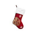Miniatyrbild 1 av 5: Julstrumpor Presentpåse Rensa Flanell Broderi Julstrumpor Julpresenter Julhängen (Snöflinga)