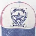 Miniatyrbild 3 av 5: Tvättat basebollkeps tryckt hatt Femstjärnig basebollträff Färg basebollkeps Ankare basebollkeps toppig keps