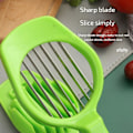 Miniatyrbild 1 av 5: 1/3/5/10 st rostfritt stål handhållen svamp kiwi divider tomat skärare ägg split enhet multifunktionell skivning mögel ägg slicer（B02）