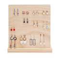 Miniatyrbild 1 av 5: Träörhänge smycken hängare stativ arrangör hållare display smycken 108 hål rack förvaringsställ display butik dekoration