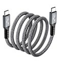 Pikkukuva 1 / 5: 1m latauskaapeli Usb 4.0 Pd 240w, tukee 8k 40gbps punottu yleiskäyttöinen latauskaapeli kannettava Type-c pikalataus datakaapeli puhelinlisävarusteet - Snngv