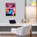 Miniatyrbild 4 av 5: Diamantmålning Kit för Vuxna (12x16 tum), Sy DIY Diamant Barnmålning Perfekt för Avkoppling och Hemvägg Dekoration