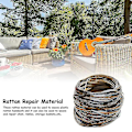 Miniatyrbilde 5 av 5: Kaffe Gradient Flat Syntetisk Rotting Flettemateriale Plast Rotting Til Strikk Og Reparasjon Stol Tab