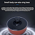 Miniatyrbild 5 av 5: C5 Metall Bluetooth-högtalare Ring Trådlös Mini Aluminiumlegering Tung Bas Present