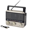 Miniatyrbild 1 av 4: Kökets radio, bärbar radio, kökets radio nostalgiradio med Bluetooth, enkel radio för seniorer. radio liten