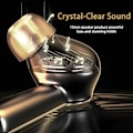 Miniatyrbild 3 av 7: Bluetooth-hörlurar HiFi Stereo, LED Smart Touch Screen Öronproppar, ANC Brusreducerande Öronproppar med Mikrofon, In-Ear Hörlurar för iOS/Android (champagne)