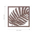 Miniatyrbild 2 av 2: 1 Set Trä Palm Blad Väggdekor Rustik Vägg Trä Blad Dekor Tropiska Blad Väggdekor