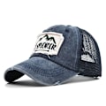 Miniatyrbillede 5 af 5: Gammel broderet baseball cap Explorer broderet cap mesh spids cap buet skygge solskygge mesh cap