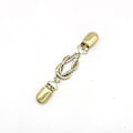 Miniatyrbillede 2 af 3: 2 stk. Retro Sweater Clips Cardigan Brosche (guld)