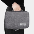 Miniatyrbilde 4 av 5: Kabeloppbevaringspose Vanntett Digital Elektronisk Organizer Bærbar Usb Data Linje Lader Plugg Oppbevaringspose Reise Kabel Organizer