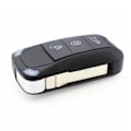 Miniatyrbillede 1 af 5: Reserve nøgleskal til Porsche folde nøgle, 3-knappers fjernbetjening nøgle etui til Porsche Cayenne