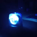 Miniatyrbild 3 av 5: LED-strobeljus, 3-tums LED-fyr blinkande ljus, discofest roterande lampa DJ blinkande scenljus polisljusleksak för DJ-show bar