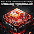 Miniatyrbild 4 av 5: Bluetooth-ljudsystem, hemmasingning, utomhusdans, högvolym subwooferhögtalare med mikrofon