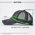 Miniatyrbillede 4 af 5: Stretch Cross Ponytail Hat Ripped Ponytail Hat Washed Cross Ponytail Mesh Hat Dame Fletning Hat