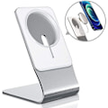 Miniatyrbillede 1 af 5: Stativ til Acsergery-oplader, stativholder til Acsergery iPhone 13 & 12-serien, aluminium Mag Safe-borddock-gave