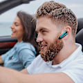 Miniatyrbild 3 av 5: Bluetooth-hörlurar V5.0 Bluetooth-headset, Bluetooth-hörlurar med brusreducering, handsfree-hörlurar kompatibla med iPhone, Android A