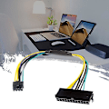 Miniatyrbillede 4 af 5: 24-bens ATX-strømkabeladapter til 8-bens til DELL PC - SNNGV