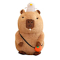 Miniatyrbillede 1 af 5: Kawaii Capybara plysdyr udstoppede dukke kreativ sød simulation udstoppede legetøj til børn piger gave dekoration samling（20cmA）