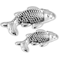 Miniatyrbillede 2 af 3: 2 stk. kageform fisk form bageform madform metal geléform bageværktøj