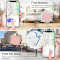 Pikkukuva 2 / 7: 2 kpl Smart Tag Bluetooth-paikanninta (vain iOS), Kevyt Tag, joka estää matkatavaroiden, lompakoiden, avainten ja laukkujen katoamisen