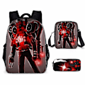 Miniatyrbild 4 av 5: 3pcs Set Skibidi Toalett Mochila Titan Högtalare Man Barn Ryggsäck Pojke Anime Resväska Förvaring Väska Bokväskor Cosplay Väska -ZHENV（1）