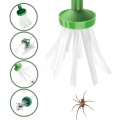 Pikkukuva 3 / 5: Hämähäkinpyydystin pitkällä kahvalla 74cm Taitettava muotoilu Bug Catcher Hämähäkinpyydystin Erittäin pitkä kahva Poistaa hämähäkit, hyönteiset, isot hämähäkit, ampiaiset,