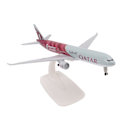 Miniatyrbild 4 av 5: Flygplansmodell i legering för heminredning Komplett graverade linjer Simulerad stabil bas Airways planmodell