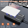 Miniatyrbillede 2 af 5: ID RFID-læser/skriver 13,56 MHz kortlæser USB-læser 1326 Hjem Afstandskort og EM4100 IC NFC-kort Adgangskontrolsystem Hjem igen Mikrochip-scanner