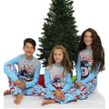 Miniatyrbild 3 av 8: Jul Förälder-Barn Tryck Långärmad Pyjamas Hemkläder Jul 2-Delad Set,Man M