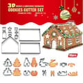 18 st cookie cutters jul kakformar set bakform olika former för bakning kakor