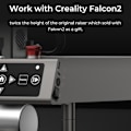 Pikkukuva 3 / 5: Creality 4 kpl Falcon 2 lisäkorokkeet alumiinia korkeuden nostoon laserleikkuriin ja kaiverruskoneeseen 56 mm