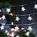 Miniatyrbilde 1 av 3: 100 LED 15 meter stjerneformede lyslenker, Plug In Fairy String Lights Vanntett, Utvidbar for innendørs, utendørs, bryllupsfest, juletre, nyttår, Gar