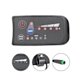 Miniatyrbilde 2 av 5: S810 E-sykkelmåler LED-skjerm 48v Ip65 Uart-protokoll for elektrisk sykkel Elektrisk sykkelmåler 6pin