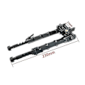 Miniatyrbillede 5 af 5: Aluminiumlegering V9 Enkeltstøtte Stativ Justerbar Bipod Stativbeslag Sort