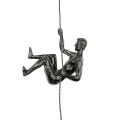 Miniatyrbillede 3 af 3: Klatrefigur Skulptur Vægophæng Baggrundsvæg Udendørs Sportsdekoration Kunst Kreativ Hængende Klatrestøtte