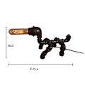 Miniatyrbild 1 av 5: Retro bordslampa industriell Steam Punk lampa, loft stil rustik metalllampa