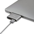 Miniatyrbild 4 av 5: 2024 USB-C till dubbla USB-A-adapter, grå