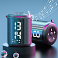 Miniatyrbild 2 av 5: Utomhus intelligent Bluetooth-högtalare, hemklocka väckarklocka, multifunktionell liten högtalare, subwoofer med hög ljudkvalitet