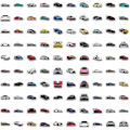 Miniatyrbilde 2 av 5: 100 stk JDM Racing bilklistremerker - Vanntette bilklistremerker i vinyl for barn, bærbar PC, Hydroflask, vannflasker, barnehjelmer, datamaskinbilklistremerker