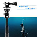 Miniatyrbilde 3 av 4: Universal Tripod Mount Adapter for Gopro Hero 6 Hero 5 Hero 5 Session Cameras og Sjcam Xiaoyi Action Cameras Holder（Thumbscrew Accessori）