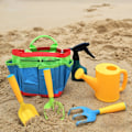 Miniatyrbild 2 av 5: 1 set förvaringsnät för planteringsverktyg Arbetsbesparande plastspad Barn utomhus sandform för strandlek