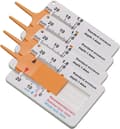 8 stycken däckdjupmätare, däck 0-20 mm, (orange) 6,5 * 4,3 * 0,5 cm