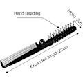 Miniatyrbild 2 av 5: 2-pack Plastvikbar Hårförtunning för Resor - Vikbar Kam - Avtraslande - Sammanvikbar - Antistatisk - Vikbar Fickformat