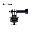 Miniatyrbillede 2 af 5: Tripod Hot Shoe Adapter Kompatibel Go Pro Tilbehør Tripod Monopod Mount Adapter Skrue Med 1/4'' Kompatibel Gopro Hero 3 4 5 6 7 8 Kamera