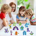 Miniatyrbillede 5 af 5: 12 stk. Monsters University legetøjsfigurer sæt, poserbare filmfigurer samleobjekter model dukker actionfigurer til børn