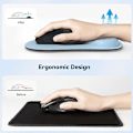 Miniatyrbild 5 av 6: 3-pack Musmatta Handledstöd Minnesskum Set Tangentbord Handstöd Laptop 3D Stereo Handkudde Handledstöd Enfärgad (Tangentbord ingår ej)