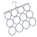 Miniatyrbilde 1 av 3: Sjal Skjerf Holder Foldbar Slips Belte Henger Organizer Vev Henger Display Stativ, 1 stk